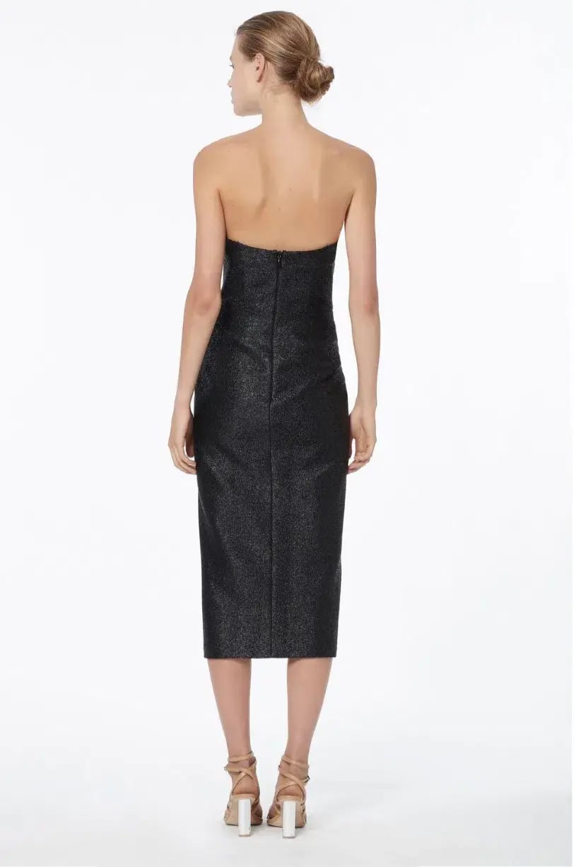 Manning Cartell New Radicals Strapless Midi Dress Black Size 6 photo 2