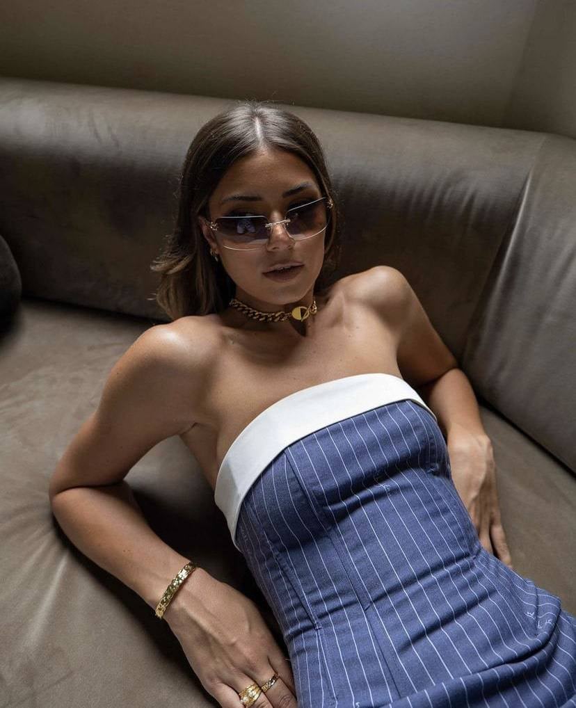 With Jean Chloe Corset Dress in Pin Me photo 2