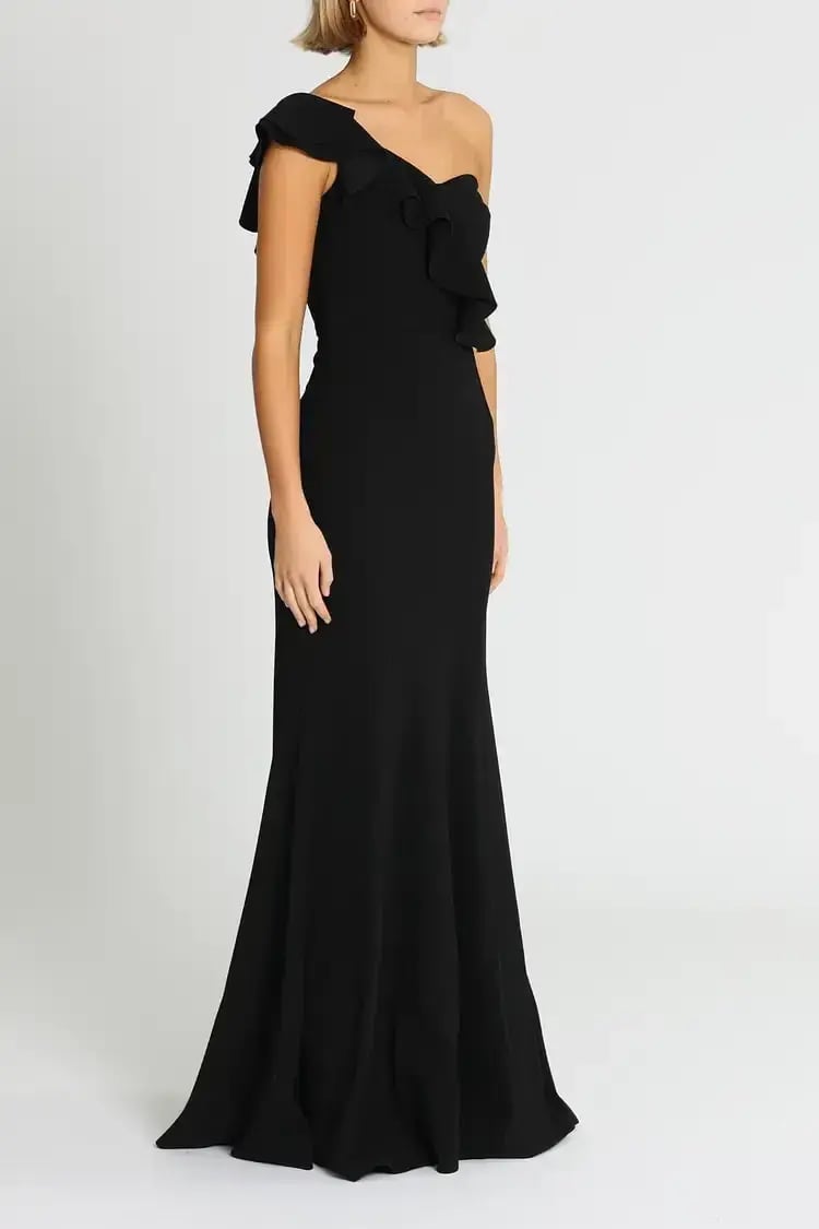 Rebecca Vallance Gigi Bustiere Gown in Black Size 10 photo 2