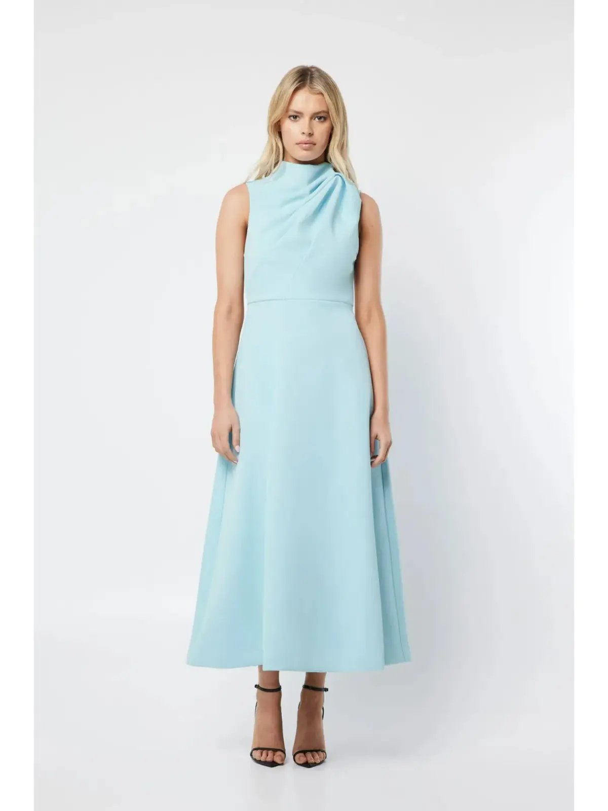 Mossman Cosmic Maxi Dress Mist Blue Size AU 8 photo 2