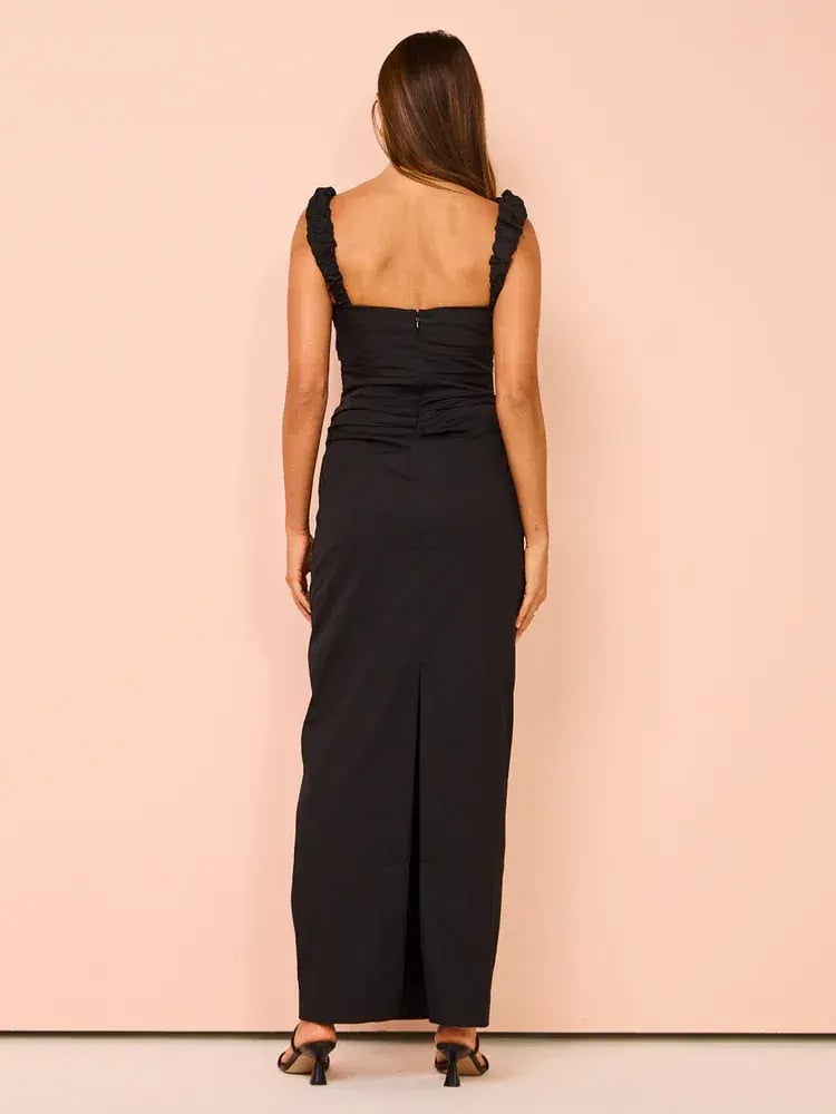 Sir The Label Azul Balconette Gown Black Size 1 / AUS 8 photo 5