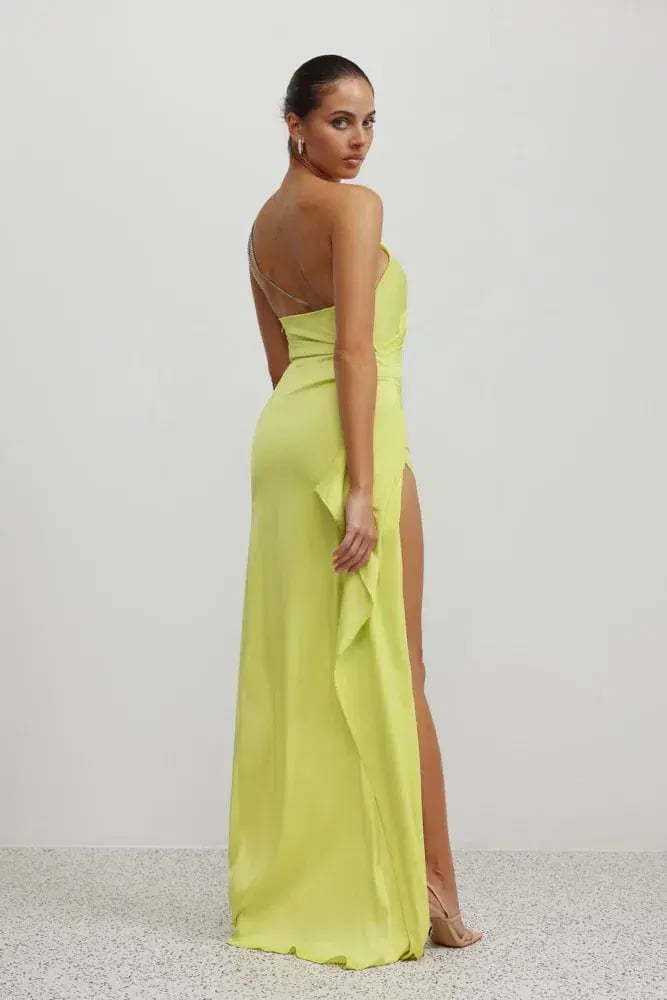 Lexi Samira Dress in Mojito Diamante Strap Size 8 photo 3
