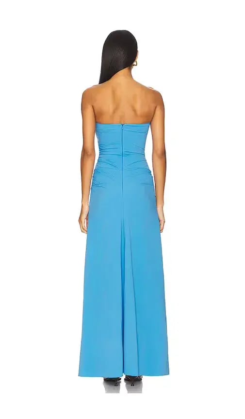 Bec + Bridge Angelina Strapless Maxi Dress Blue Size 10 photo 3