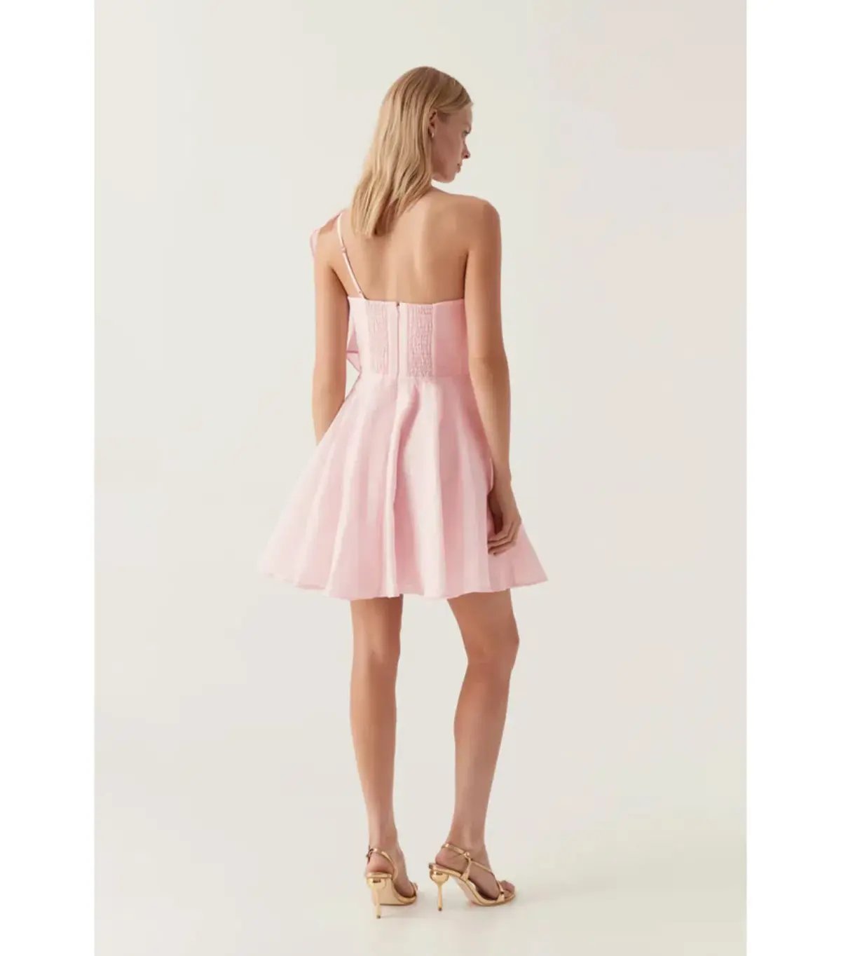 Aje Genesis Mini Dress Soft Pink Size AU 8 photo 4