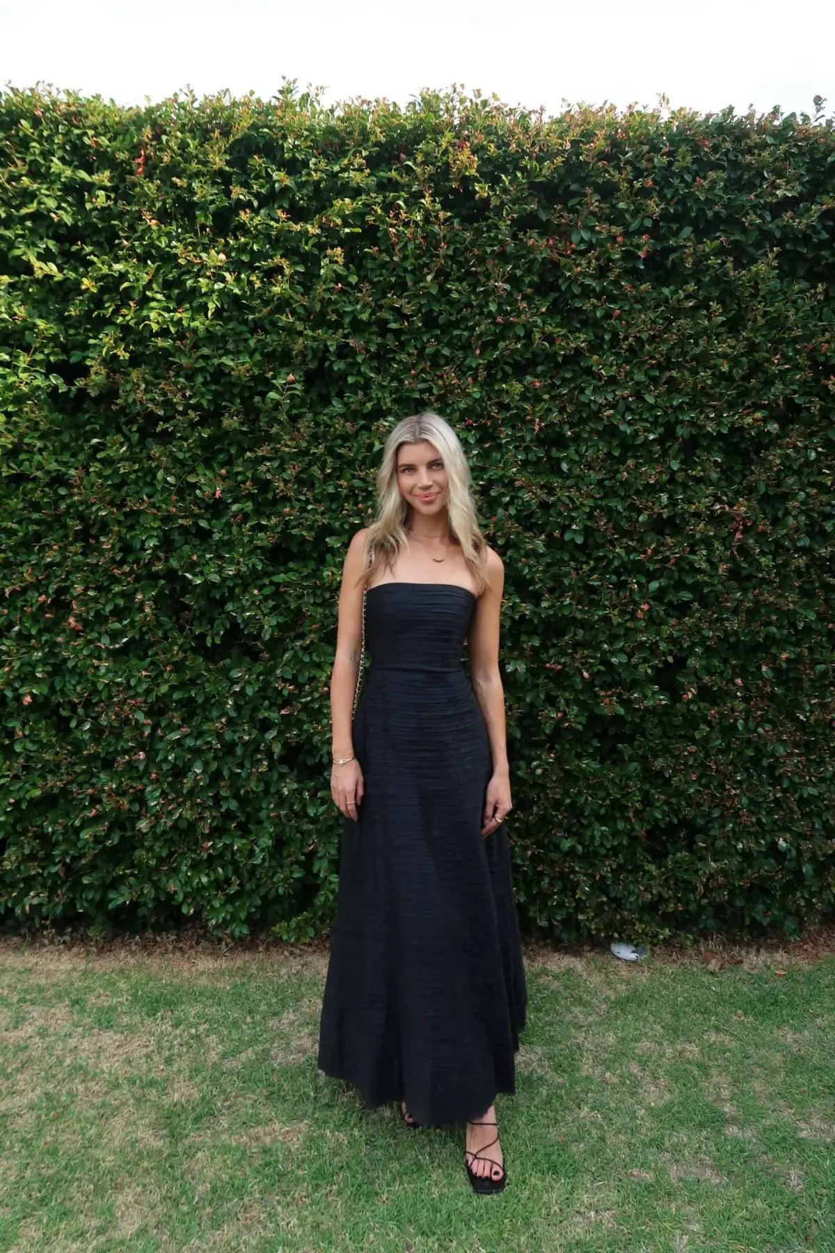 Aje Soundscape Maxi Dress Black Size 6 photo 4