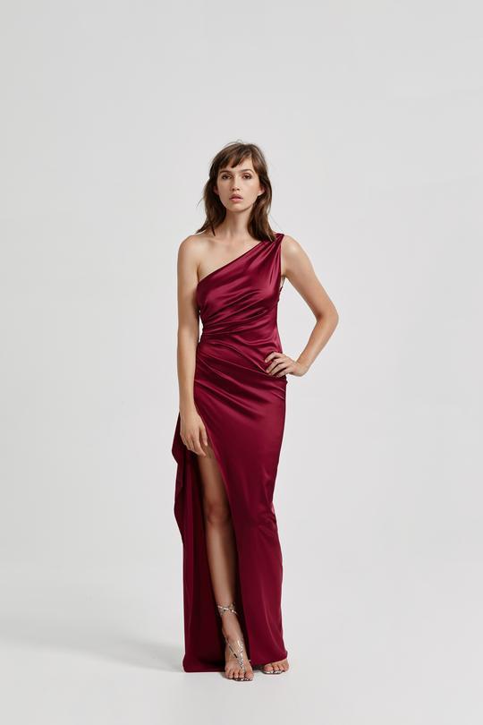 Lexi Samira Dress Burgundy size 6 photo 2