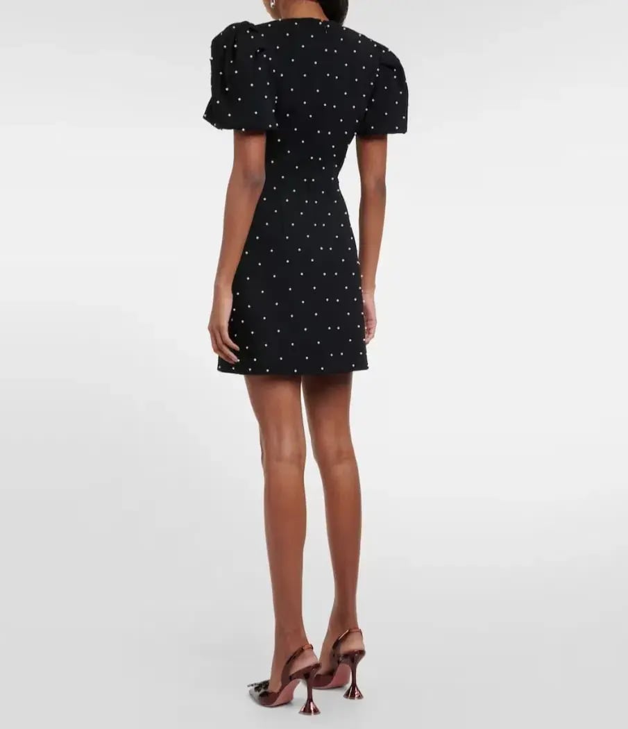 Rebecca Vallance Veronica Mini Dress Black Size AU 14 photo 2
