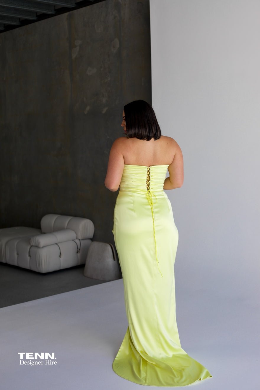 Lia Stublla Pierre gown - Lemon photo 2