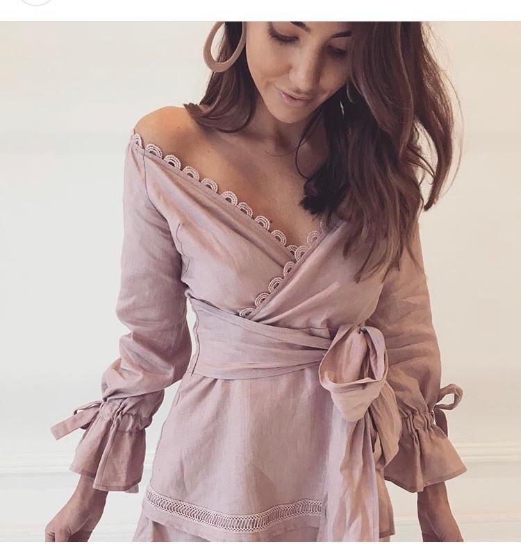 New Romantics LuLu Dress Desert Pink Size 12 photo 2