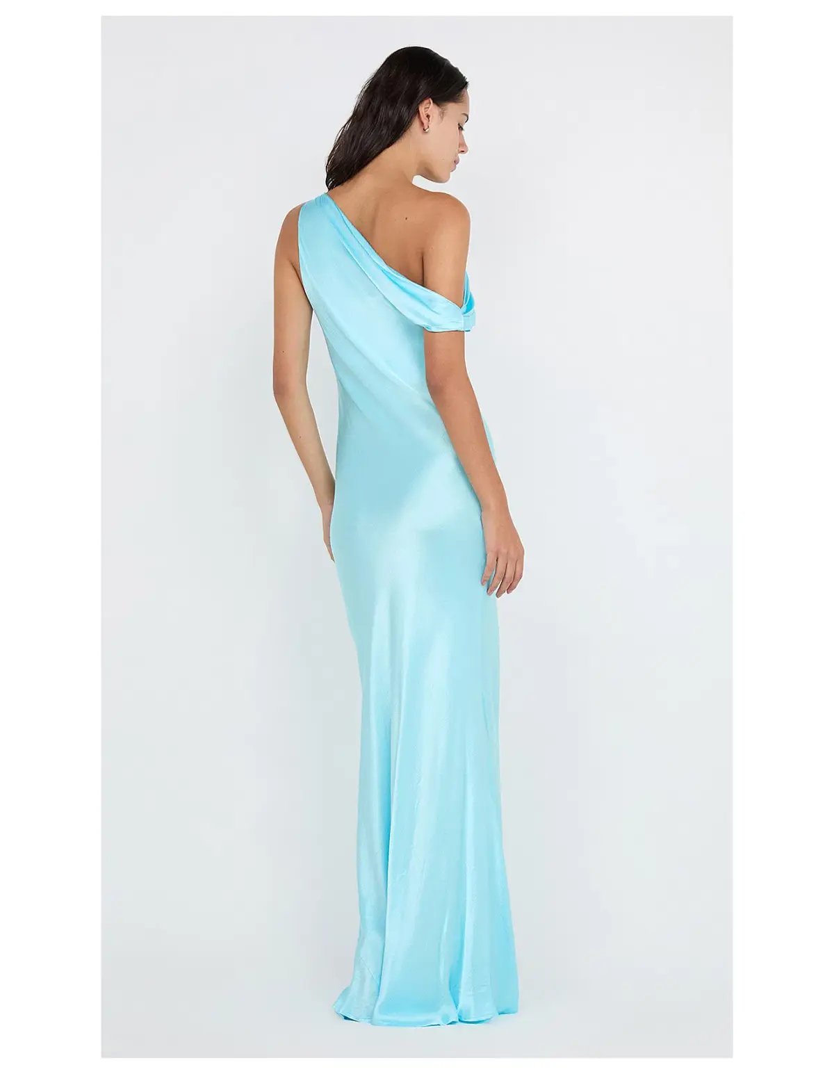 Bec and Bridge Sol Asym Maxi Dress Turquoise Size 6 photo 3