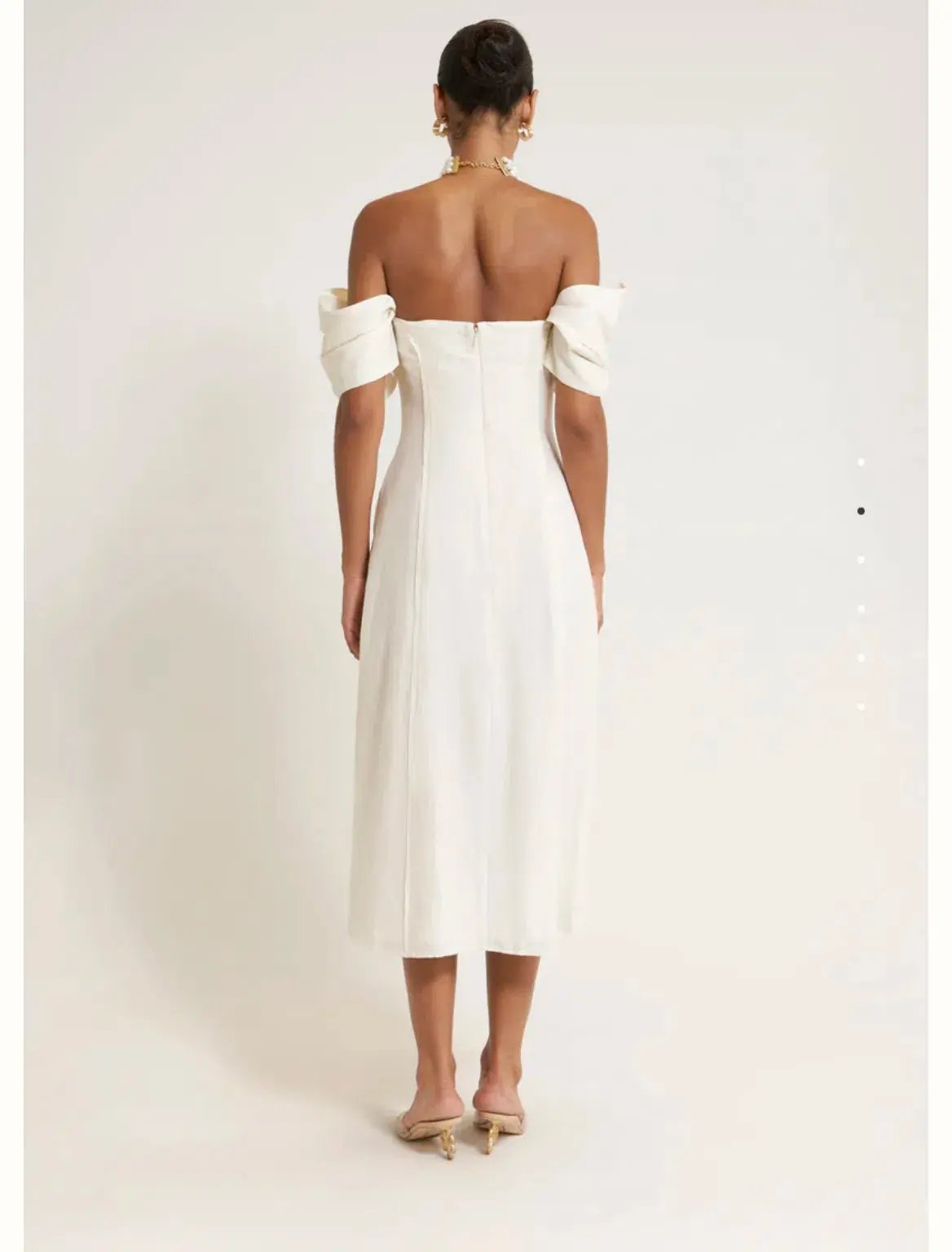 Cult Gaia Muna Dress Off White Size 12 photo 3