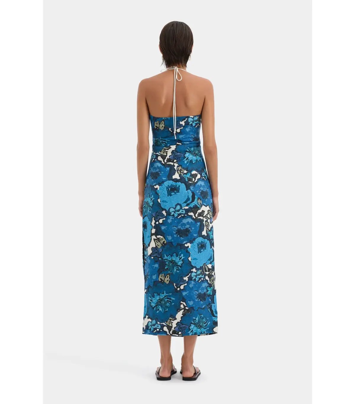 Sir the Label Camellia Midi Dress in Flora Print Size 2 / AU 10 photo 2