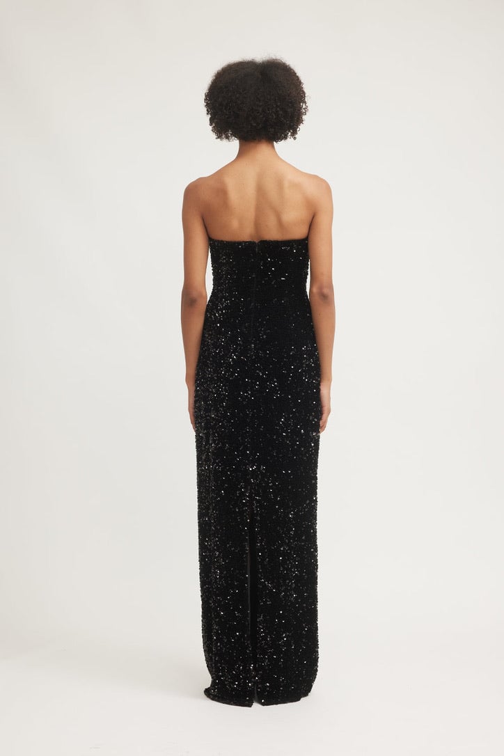 TOJHÀ HARLYNNE DRESS - BLACK SEQUIN photo 5