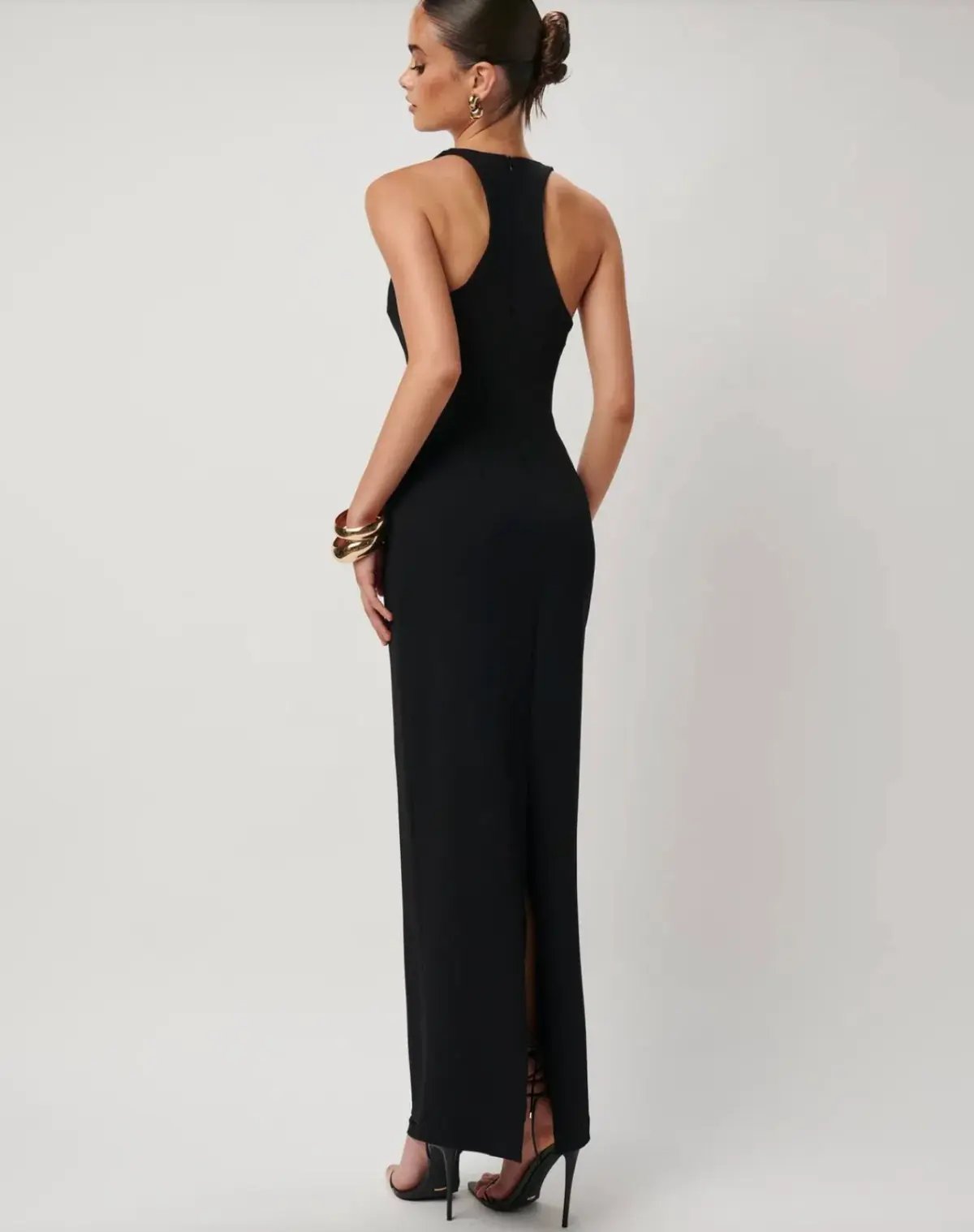 Effie Kats Eiza Gown Black Size 8 photo 3