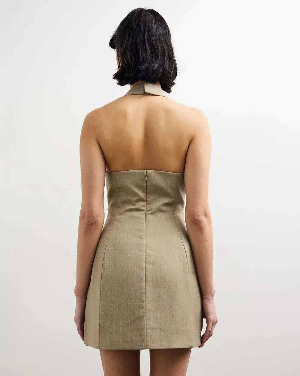 Camilla and Marc Pompidou Mini Dress Olive Marle Size 12 photo 3