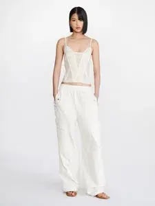 PatBO Beaded Crop Top Size 8 photo 6