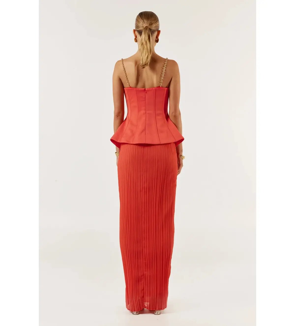 She is OLLÁ Marcelle Maxi Dress Red Size S/AU 8 photo 6