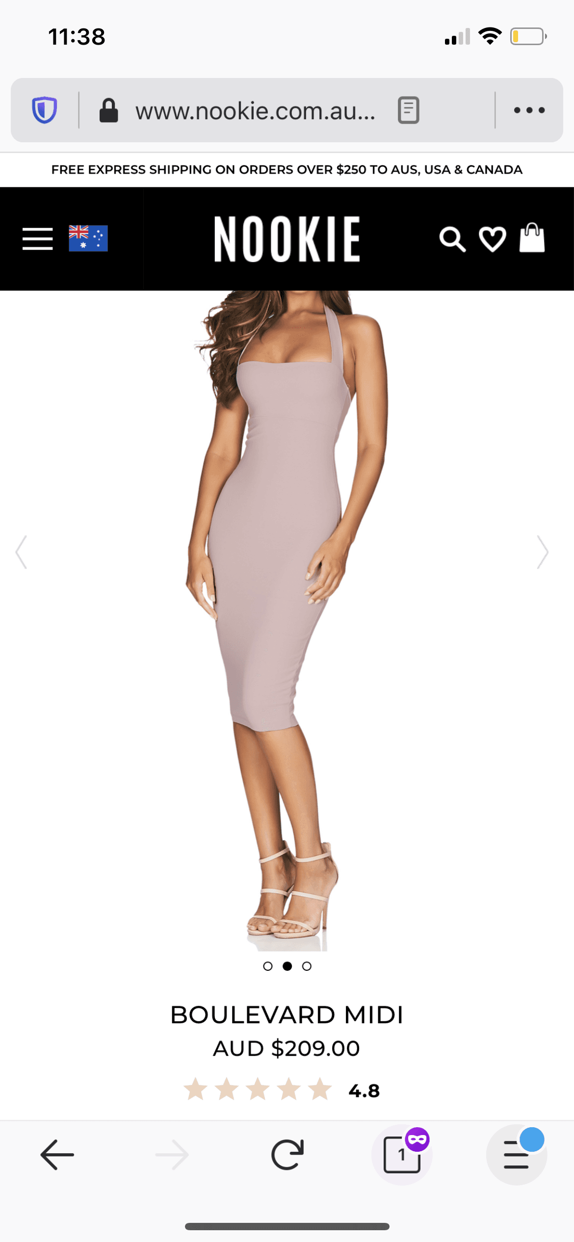 Nookie Boulevard Midi dress photo 2