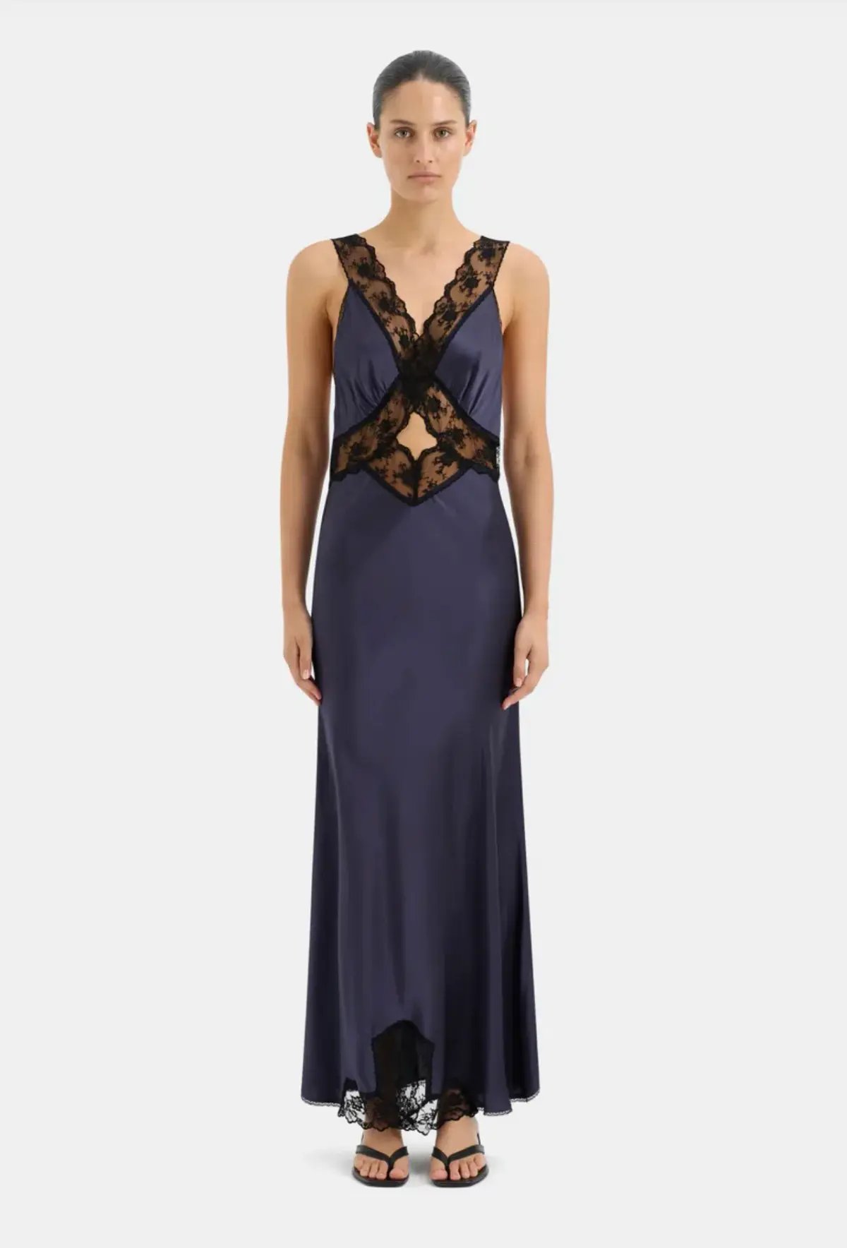 Sir the Label Aries Cut Out Gown Navy Size 3 / AU 12 photo 2