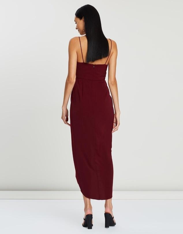 Shona Joy Core Cocktail Dress Burgundy Size 10 photo 3