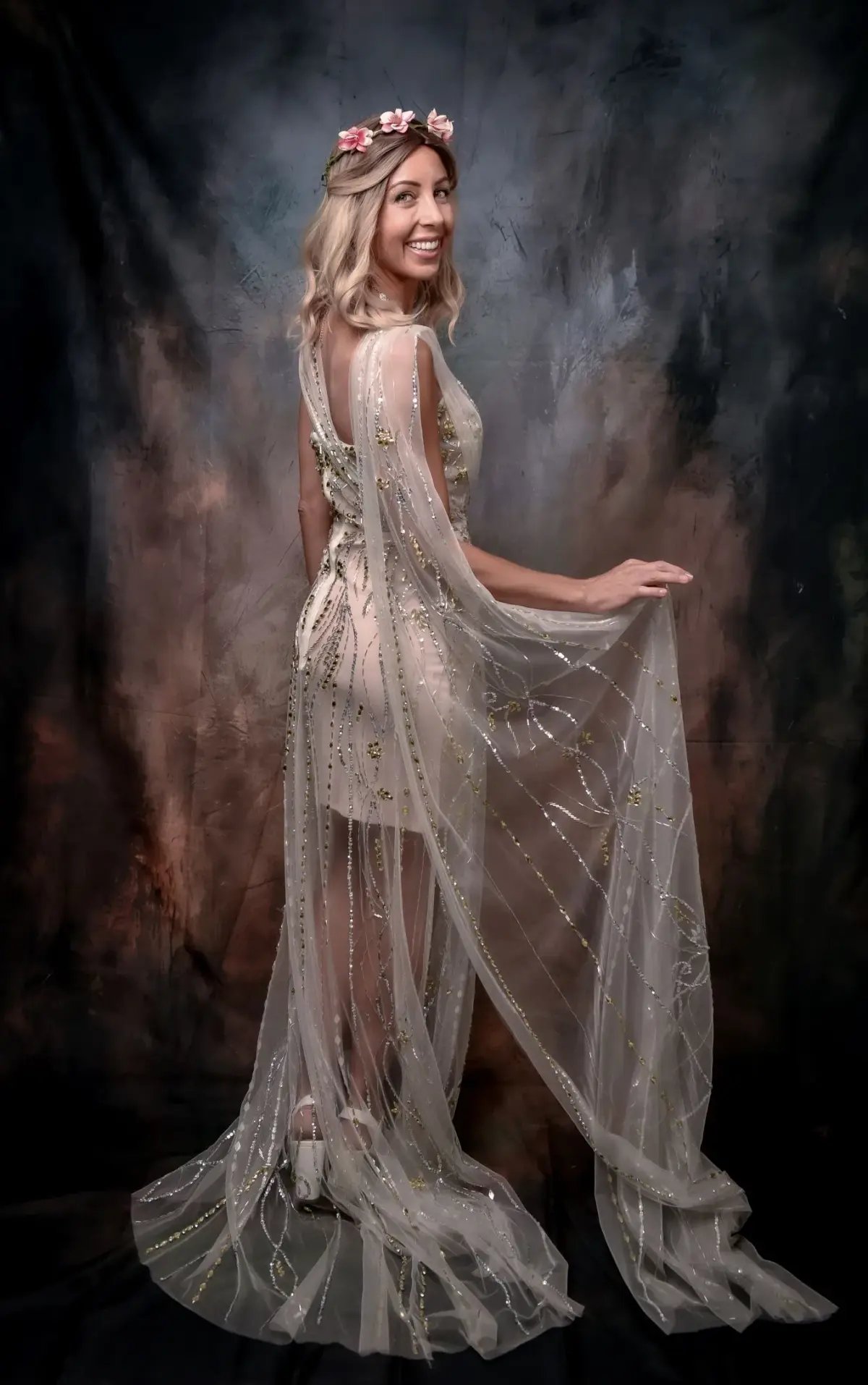 Alamour The Label Maxi Dress White Size 8 photo 8