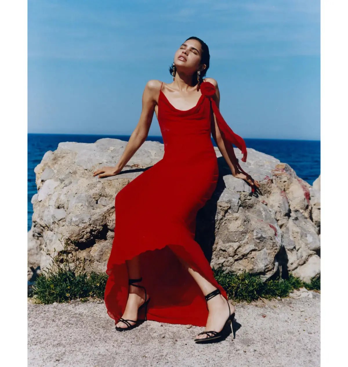Rat & Boa Sirena Maxi Dress in Red Size M / AU 10 photo 4