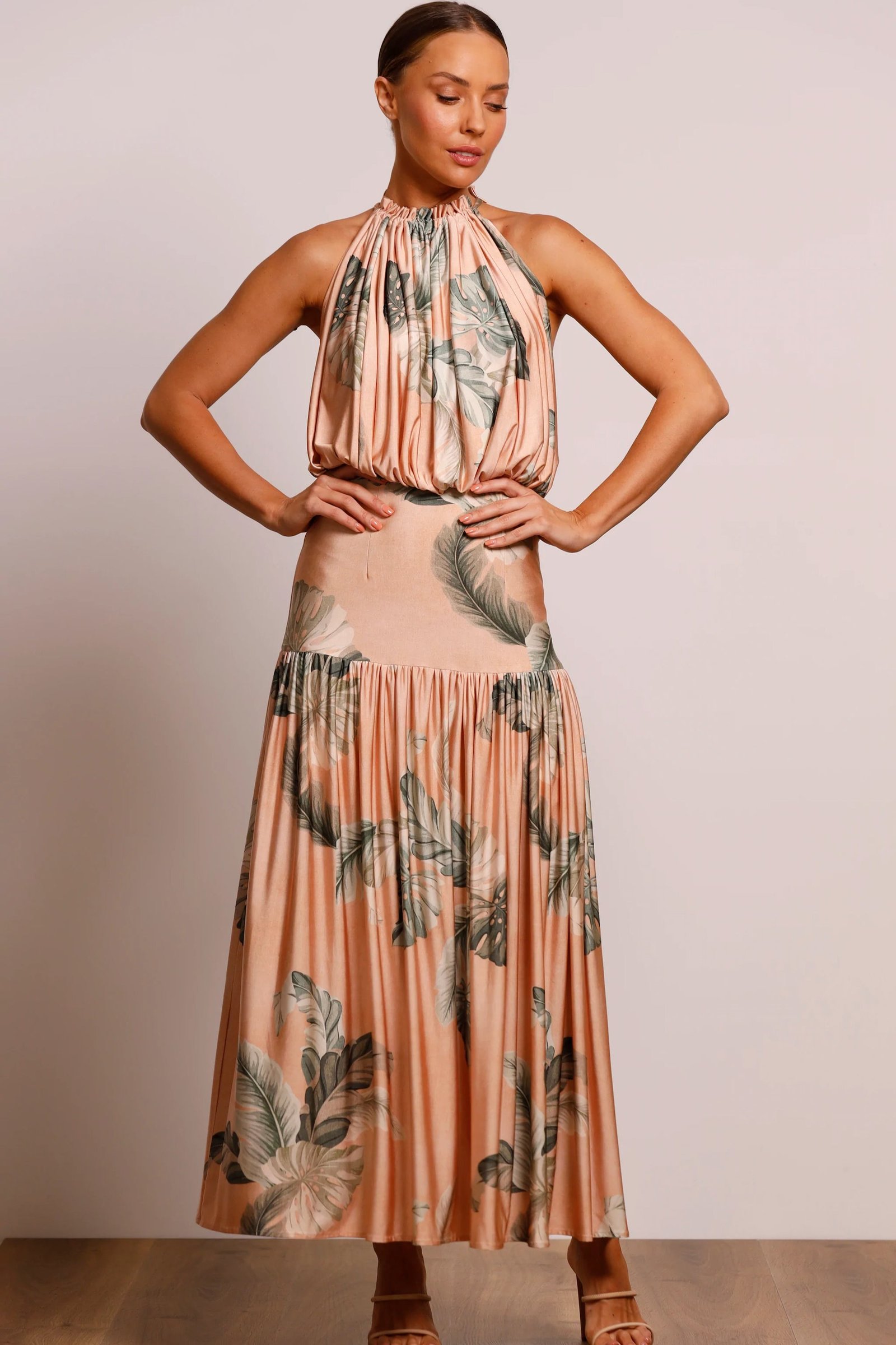 PASDUCHAS SOLSTICE HIGH MIDI DRESS - EARTH photo 4