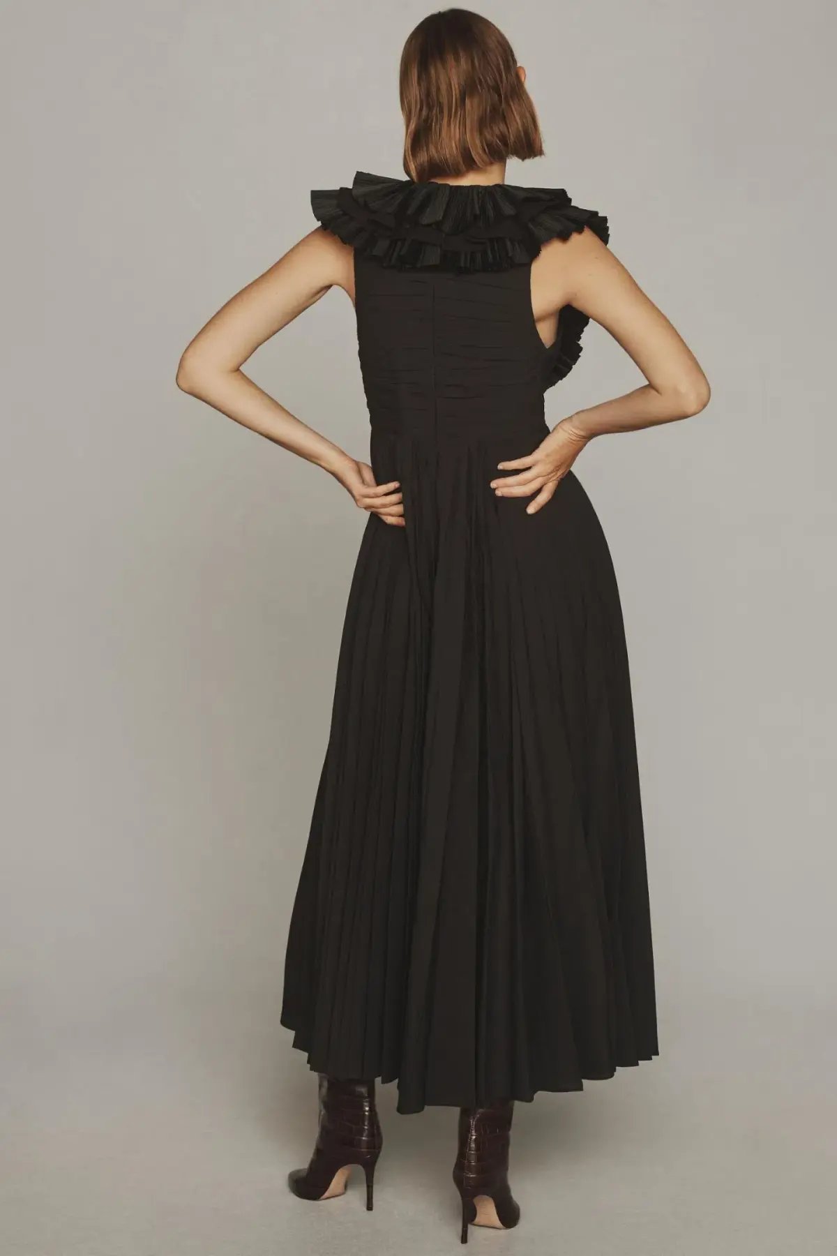 Acler Elsher Maxi Dress Black Size 8 photo 3