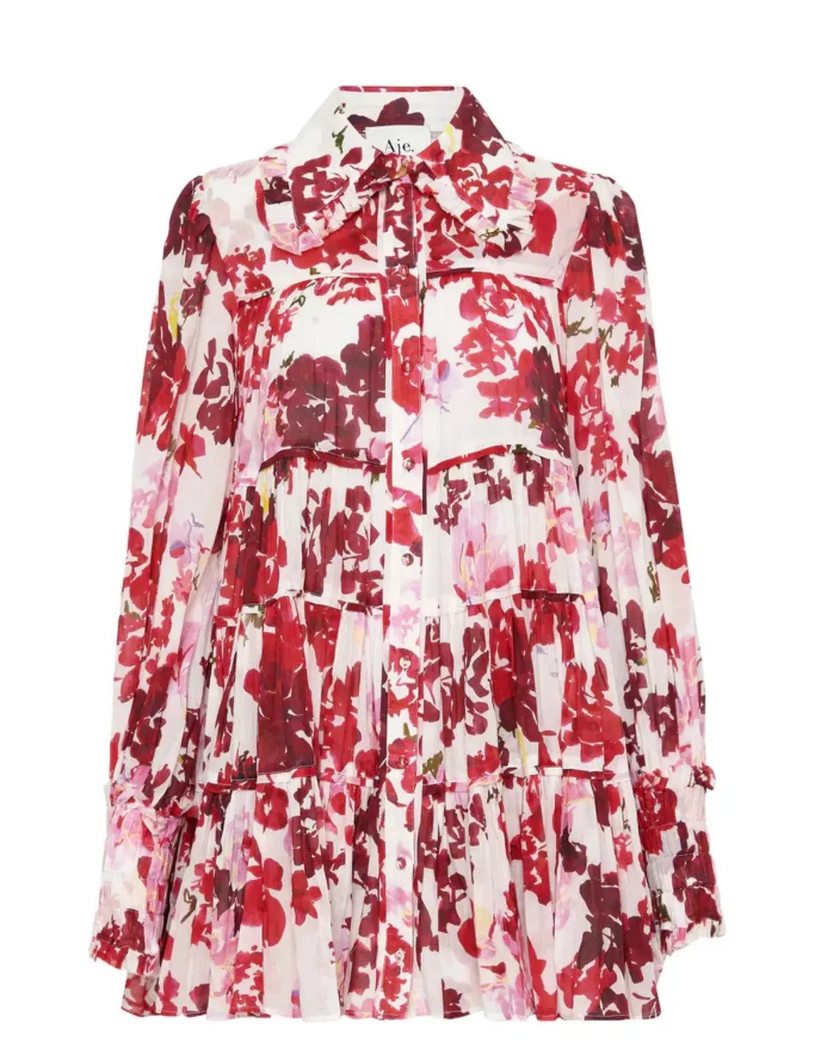 Aje Wilderness Smock Dress Size 10 photo 4