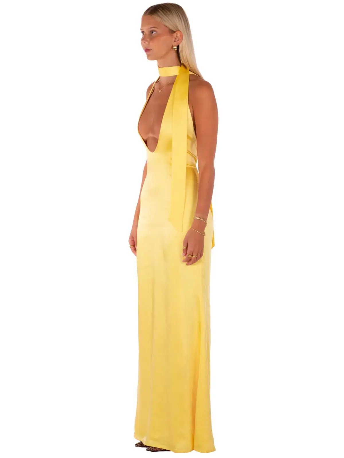 I Am Delilah Margot Maxi Dress Daffodil Yellow Size XS / AU 6 photo 2