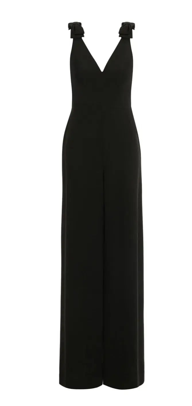 Zimmermann Wide Leg Jumpsuit Black Size 1 / AU 10 photo 5