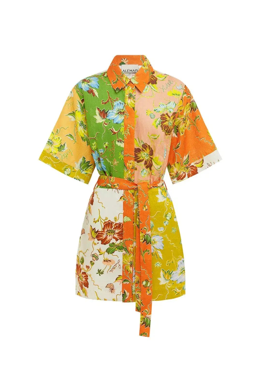 Alemais Hotel Lamu Spliced Mini Dress in Multi Size AU 12 photo 5