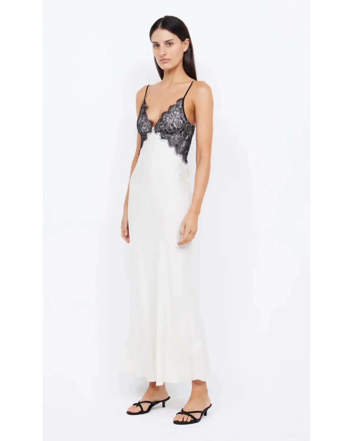 Bec & Bridge Emery Lace Maxi Dress Ivory/Black Size AU 6 photo 2