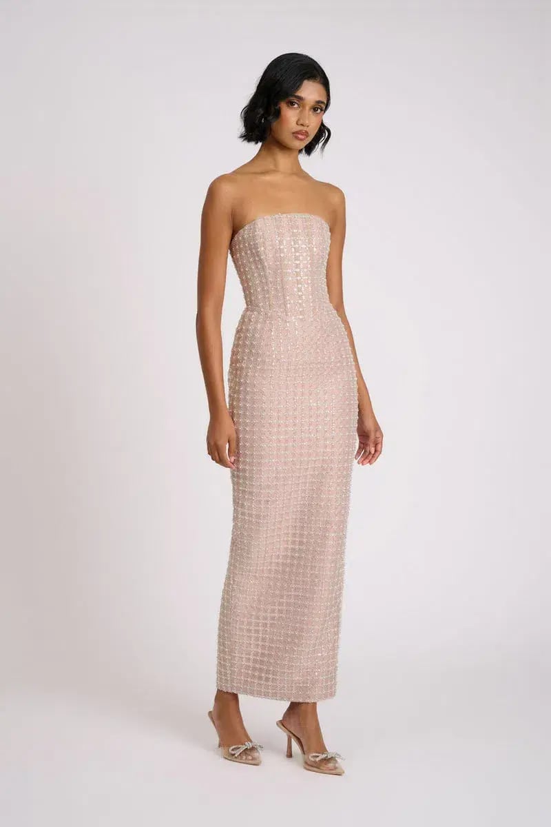 Eliya The Label Peyton Maxi Dress Sequin Size XS / AU 6 photo 4