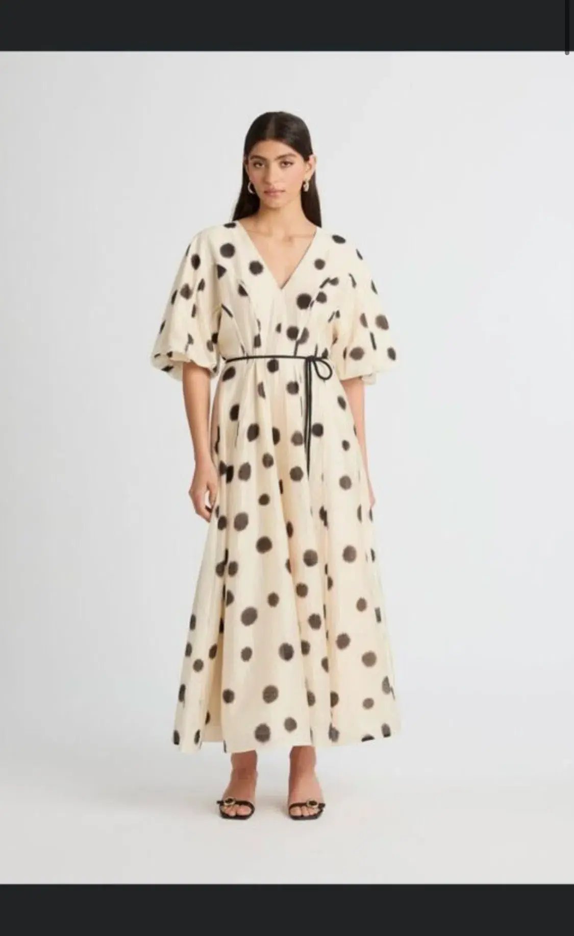 Sheike Audrey spot mesh maxi dress size 18 photo 3