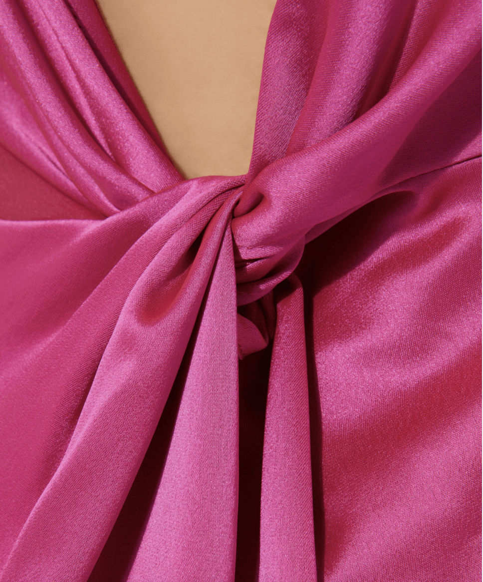 MISHA FUSCHIA MADELYN DRESS SIZE 10 photo 5