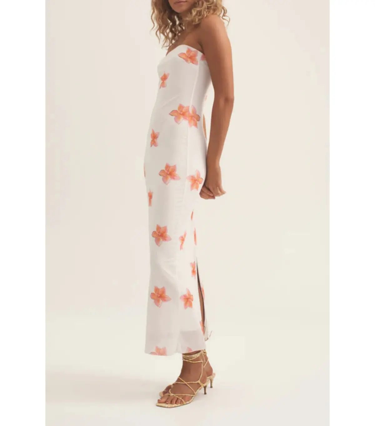 Ownley Petra Midi Dress Frangipani Size AU 8 photo 2