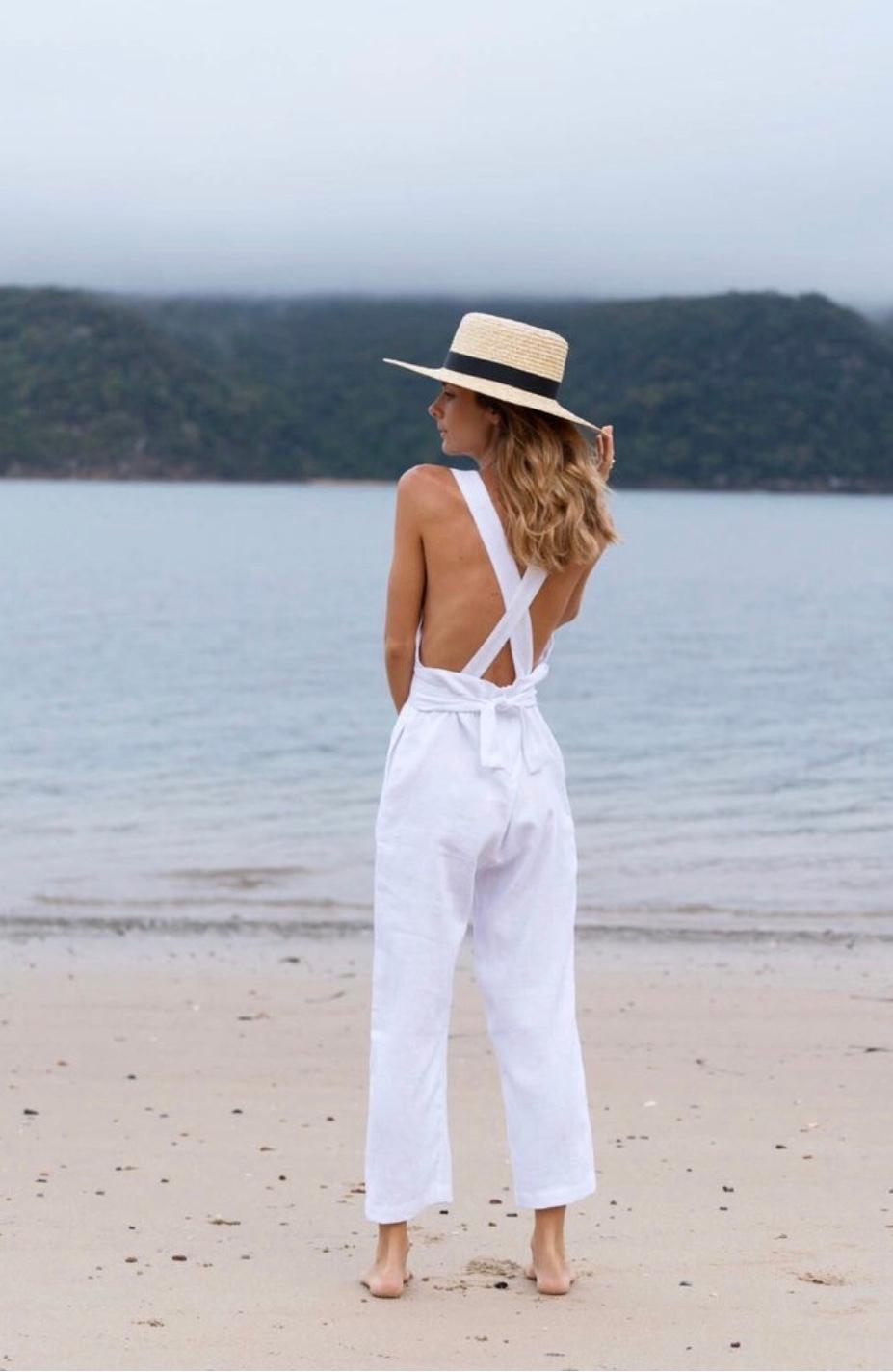 Posse The Isobel Jumpsuit White Size 8/Small photo 2