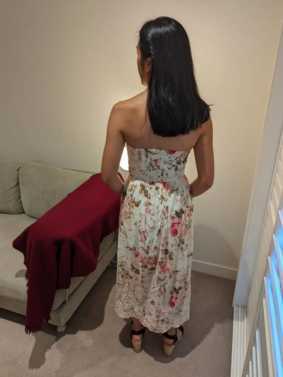 Zimmermann Jasper Halterneck Dress Floral Midi Size 1 / AU 8 photo 4