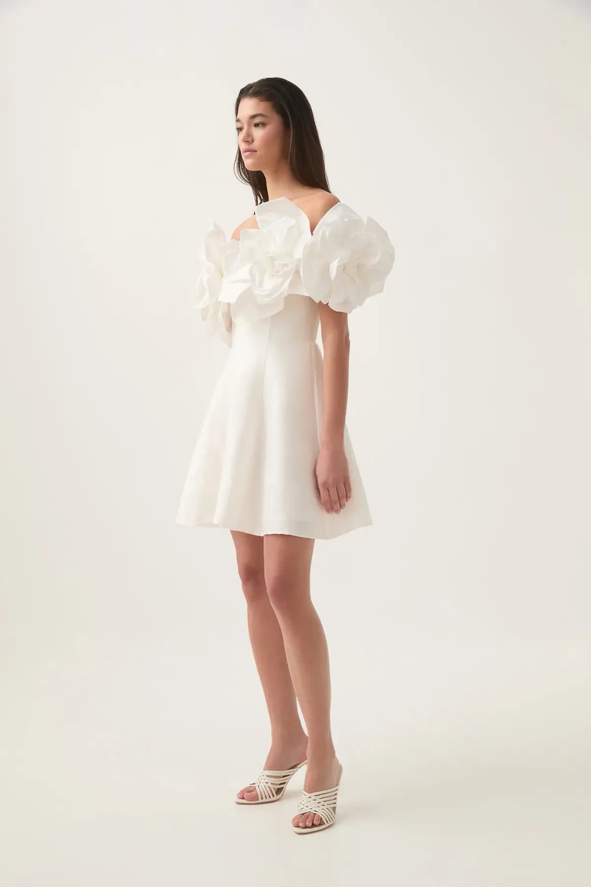 AJE ETTA MINI DRESS IVORY SIZE AU 10 photo 2