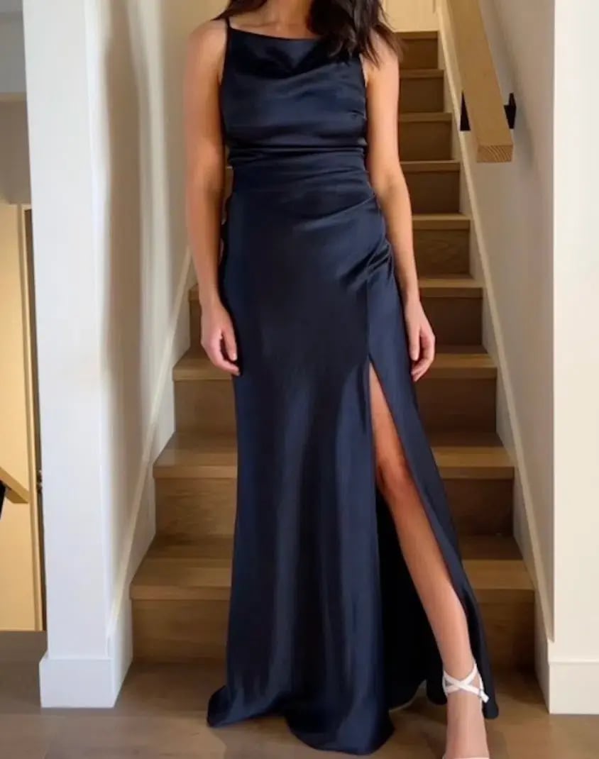 Bec & Bridge The Dreamer Maxi Dress Navy Size 8 photo 2