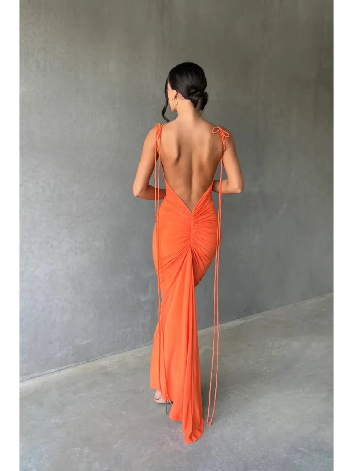 Melani The Label Zahara Dress Orange Size AU 8 photo 3