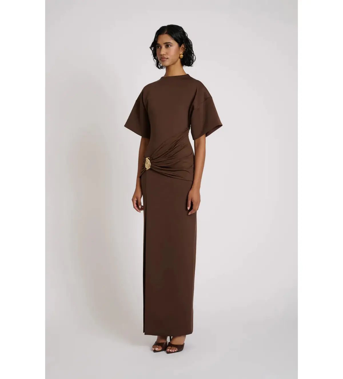 Eliya the Label Aldo Maxi Dress in Chocolate Size 14 photo 4