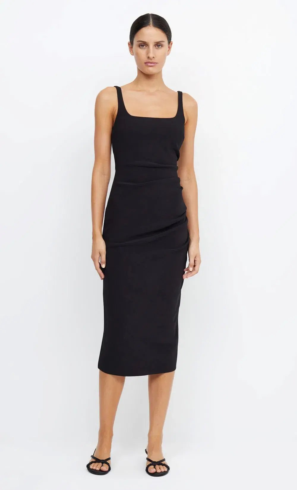 Bec & Bridge Be Mine Square Neck Dress Black Size 16 photo 2