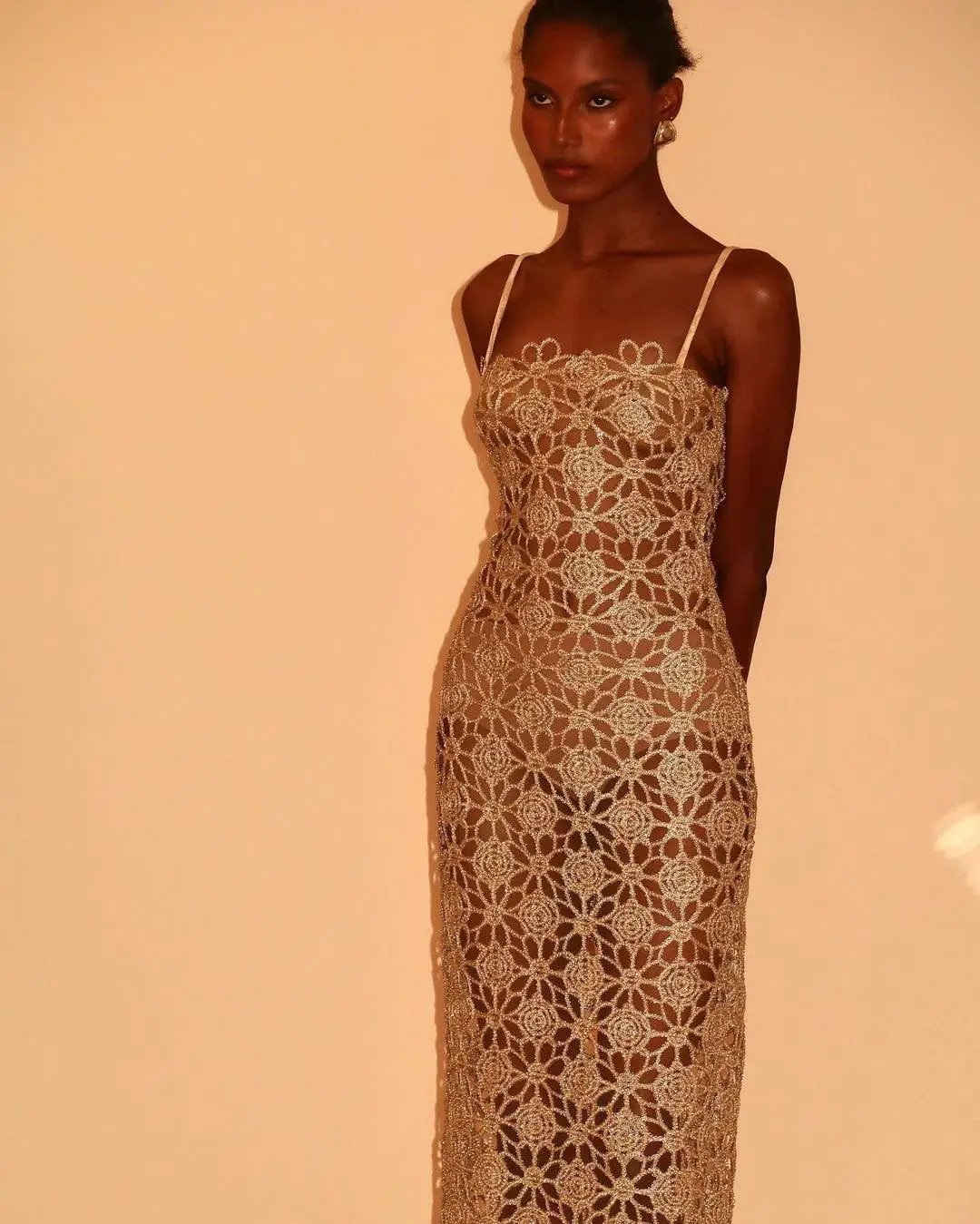Arcina Ori Kendra Dress Gold Size S / AU 8 photo 6