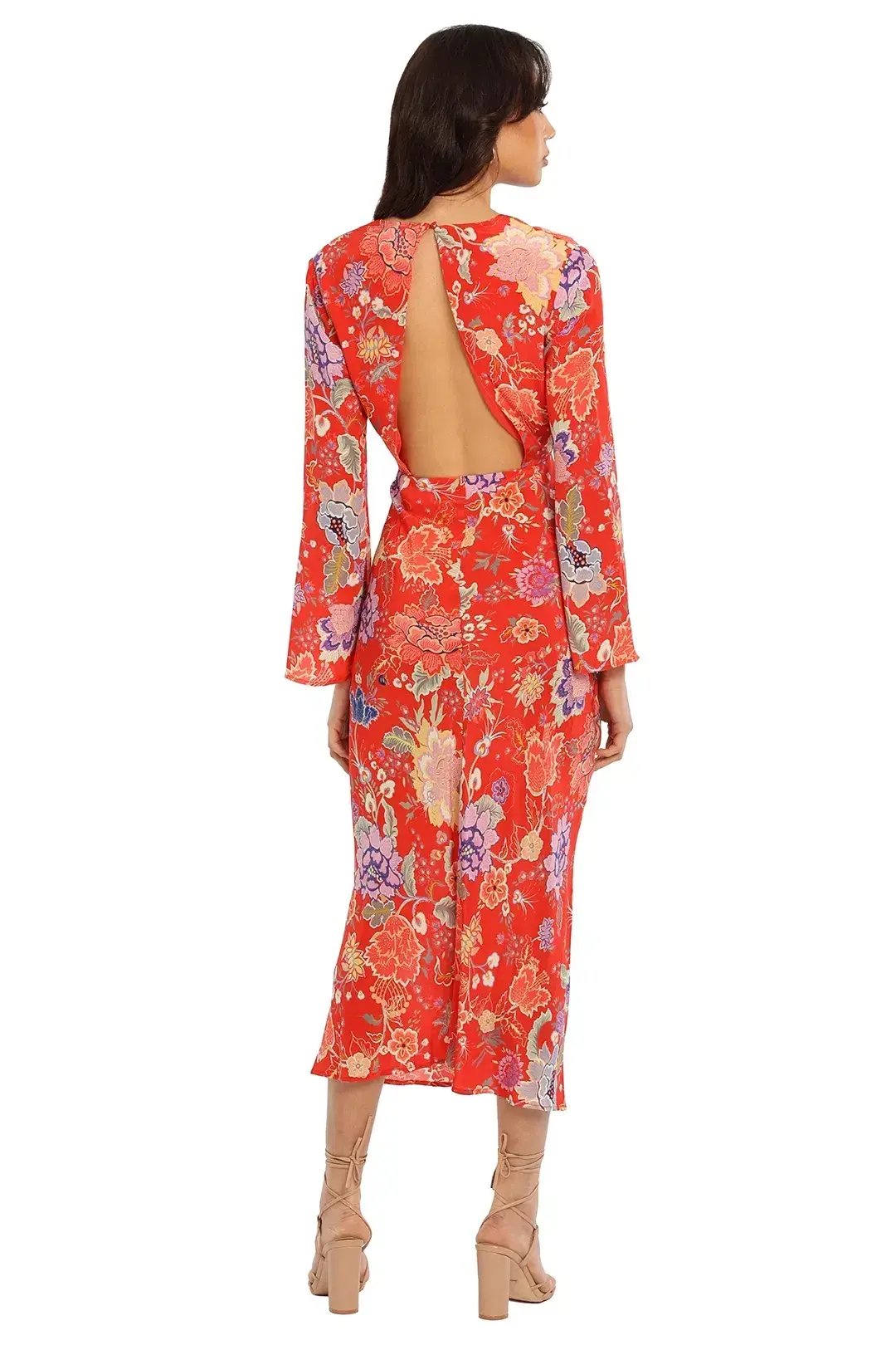 Rixo London Mel Maxi Dress Floral Size 10 photo 3