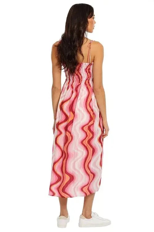 Steele Mirabella Dress Pink Print Size 12 photo 3