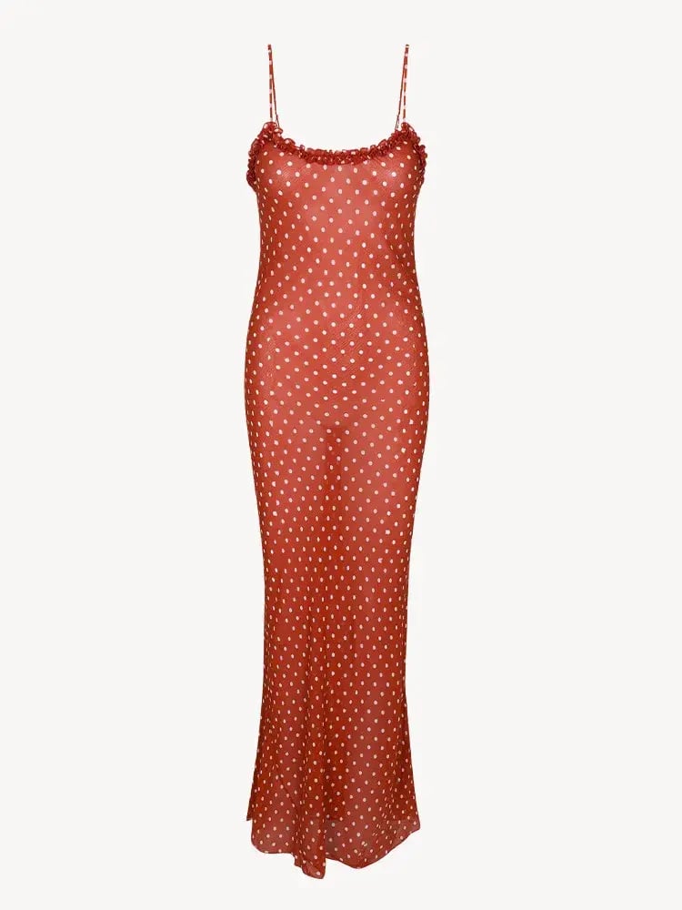 Realisation Par The Esmé Maxi Dress Rouge Spot Size 10 photo 8