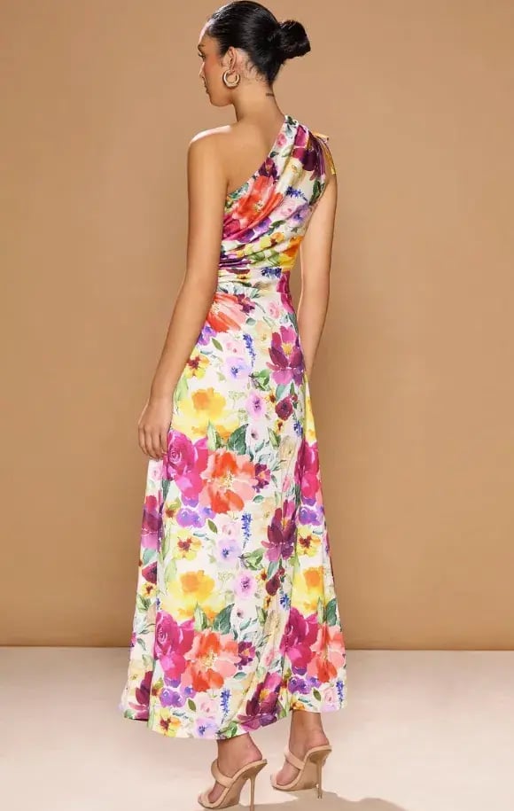 Sonya Moda Nour Midi Dress Floreale Watercolour Size 16 photo 3