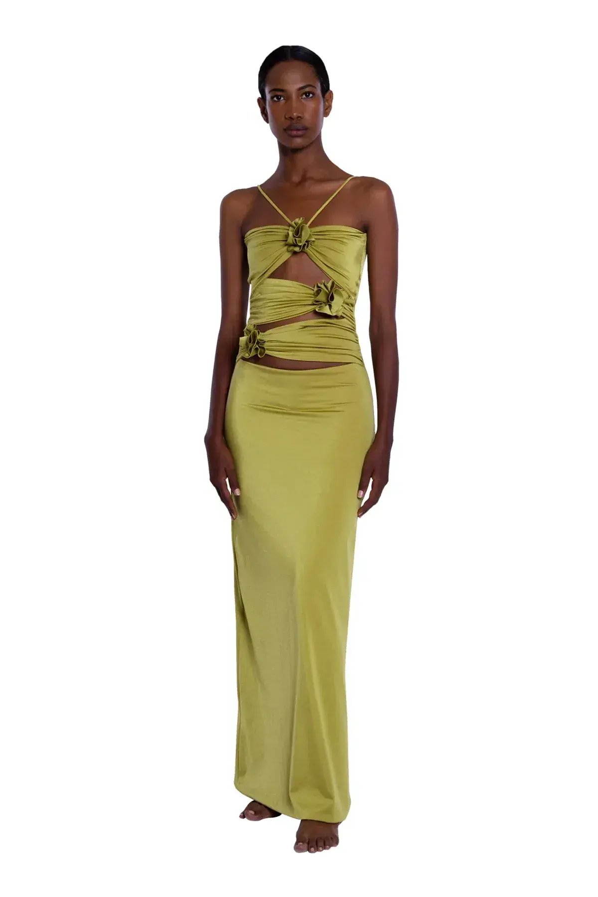Maygel Coronel Veranera Dress Pascolo Green One Size photo 4